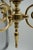 White Vintage Art Deco Style Chandelier For Sale - Image 8 of 11
