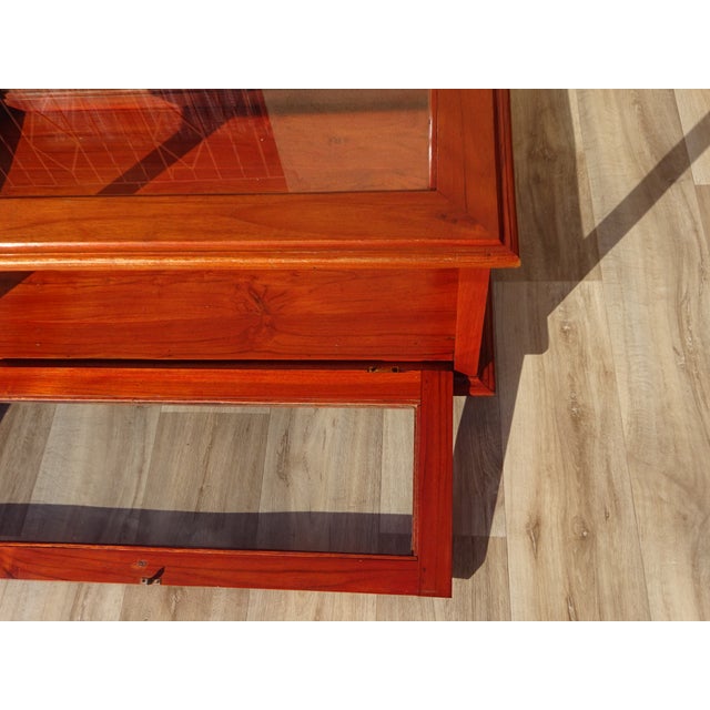 Display Cabinet with Exotic Wood Structure For Sale - Image 6 of 17