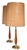 Adrian Pearsall Mid 20th Century Mid Century Table Lamps With Original Burlap Shades - a Pair For Sale - Image 4 of 10