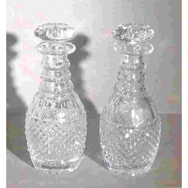 Traditional Early 20th Cent. Cut Glass Decanters For Sale - Image 3 of 6