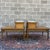 Vintage Gordon's Fine Furniture French Louis XVI Walnut Step Back Side Tables With Italian Marble Inserts - A Pair For Sale - Image 10 of 18