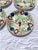 This set of early stick spatter 3 section plates have a very colorful multi-colored floral designs. Heavy ironstone,...