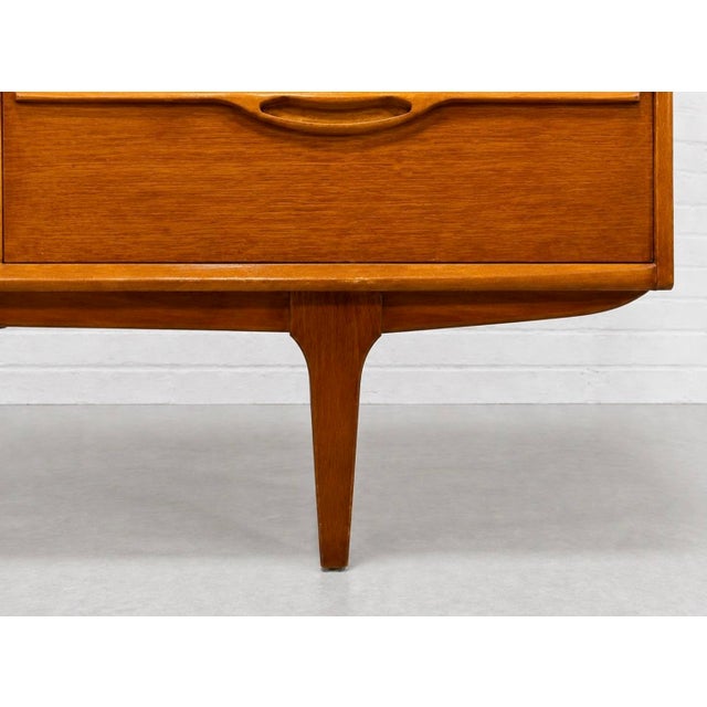 Wood Mid Century Modern Teak Credenza | Danish Media Stand by McIntosh, Made in Scotland, C. 1960's For Sale - Image 7 of 16