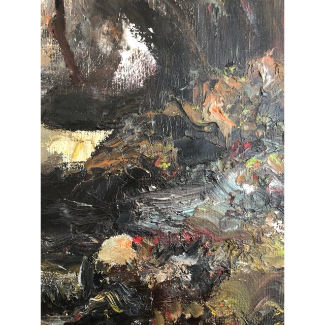 Adolfo Carducci, Sous bois et ruisseau, Oil on Canvas, Framed For Sale - Image 7 of 11