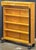 Biedermeier Open Bookcases of Curly Maple With Ebonized Columns - Two Available For Sale - Image 4 of 16