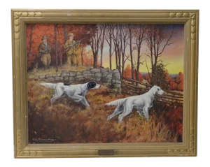 John Lawrence Murray "The Hunt" Original Oil Painting C.1941