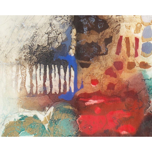 “Oratorio” Abstract Etching by Nissan Engel For Sale - Image 4 of 9