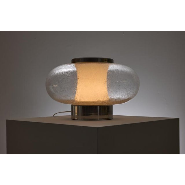 Brown Italian Murano Glass Table Lamp, 1970 For Sale - Image 8 of 8