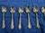 Set of 12 Mappin and Webb silver-plated teaspoons, Russell pattern - L=13cm This piece has an attribution mark, I am sure...