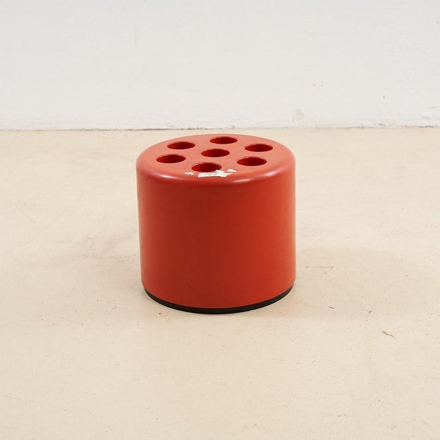Orange Umbrella Stand by Roberto Lucci and Paolo Orlandini, 1970s For Sale - Image 6 of 6