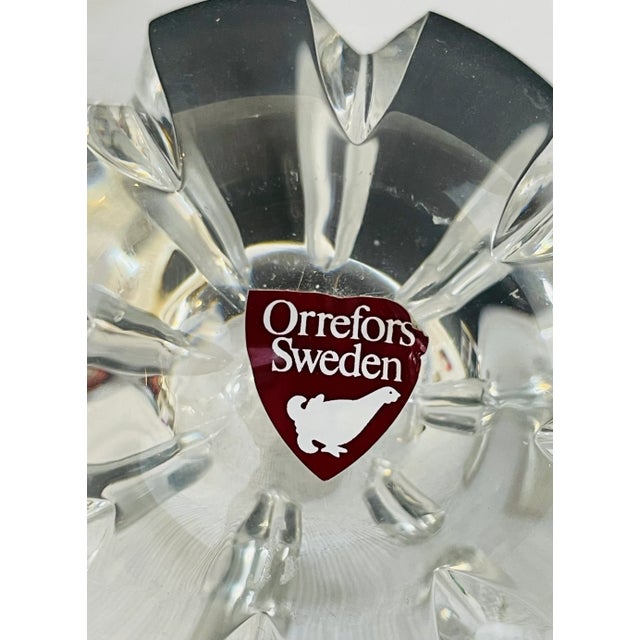 Orrefors Sweden Crystal Candle Holders and Perfume Bottles - Set of 3 For Sale In New York - Image 6 of 13