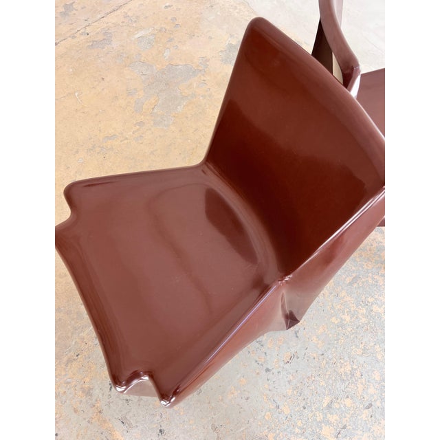 Brown Model BA 1171 Dining Chair by Helmut Bätzner for Bofinger For Sale - Image 9 of 11