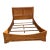 Keystone Sleigh Oak Queen Bed Frame For Sale