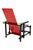 Gerrit Rietveld Red and Blue Chair by Gerrit Rietveld for Cassina For Sale - Image 4 of 8