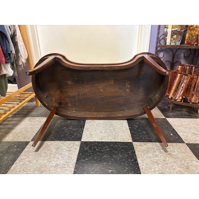 Early 20th Century Mixed Wood Coffee Table With Gallery For Sale - Image 13 of 13