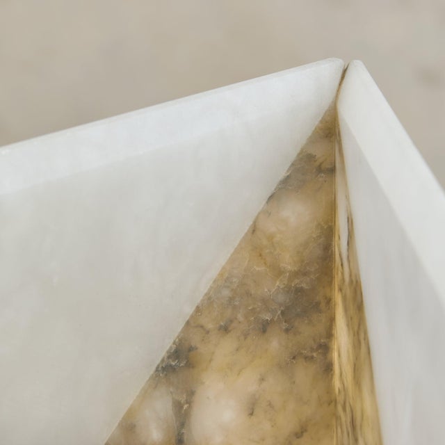 1970s Italian 'Etrusca' Alabaster Table Lamp by Angelo Mangiarotti for Skipper For Sale - Image 9 of 13
