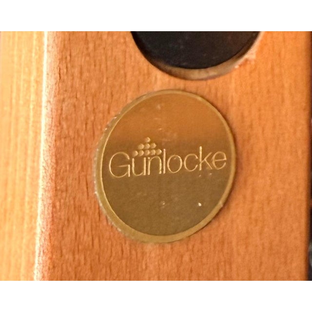 1990s 1990s Gunlocke Sculptural Wood Accent/Desk Chair With Curved Back For Sale - Image 5 of 8