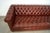 1970’s Hollywood Regency Tufted Leather Chesterfield Sofa For Sale - Image 9 of 12