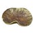Vintage Solid Brass Lotus Leaf Decorative Bowl - Virginia Metalcrafters For Sale