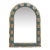 Moroccan Arched Mirror, With Blue Color For Sale