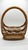 This intricately woven bamboo ikebana flower arrangement basket originates from Japan and features an oblong boat-shaped...