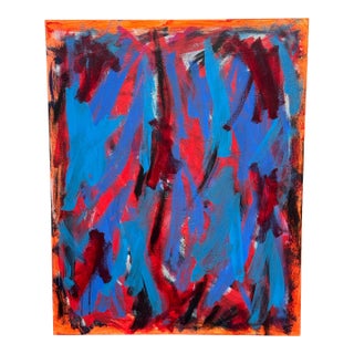 John Fooks Abstract Acrylic on Canvas Painting For Sale