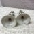 White Pair of Vintage Delft Polychomatic Floral Candlestick Holders For Sale - Image 8 of 10