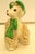 50s Porcelain Spaghetti Noodle Poodle Figurine Green Hat & Bow VTG Mid Century Modern Great vintage condition. No damage,...