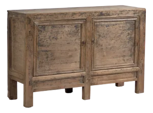 Small Antique Sideboard with Gray Patina, 1900s