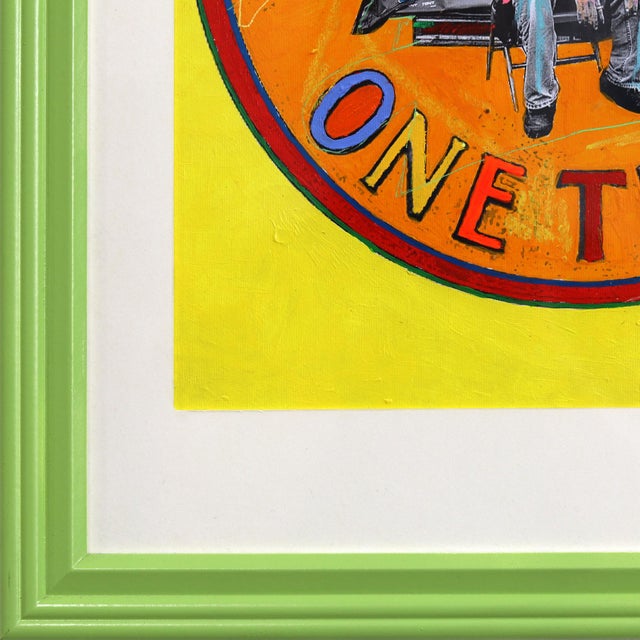 One Tent #3 - Original Contemporary Figurative Mixed Media Artwork on Paper For Sale In Los Angeles - Image 6 of 9