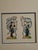 Antique Zionist Rosh Hashanah Die Cut Greeting Cards Framed Pair Hebrew Publishing Co C1910 For Sale - Image 10 of 12