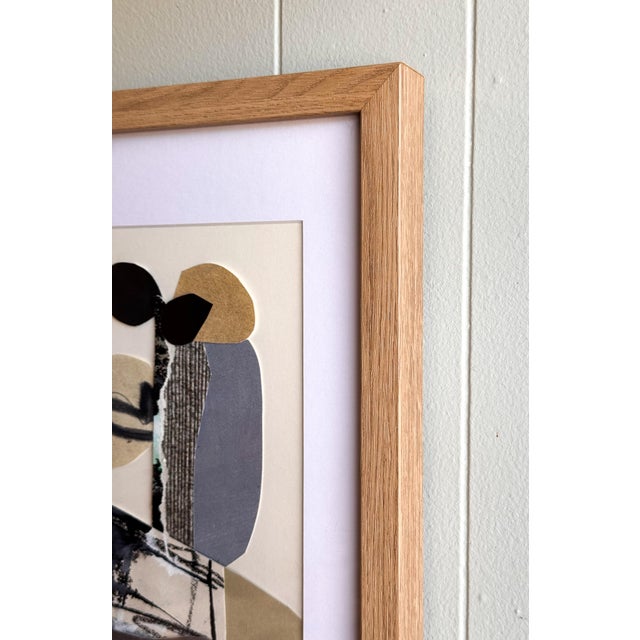 "Vessel" is an original mixed media framed collage on paper by Zac Woodiel. This is one of nine pieces in the "Vessel"...