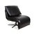 Modern Free Motion Edit 2 Leather Armchair in Black with Electric Reclining Function from Koinor For Sale - Image 3 of 16