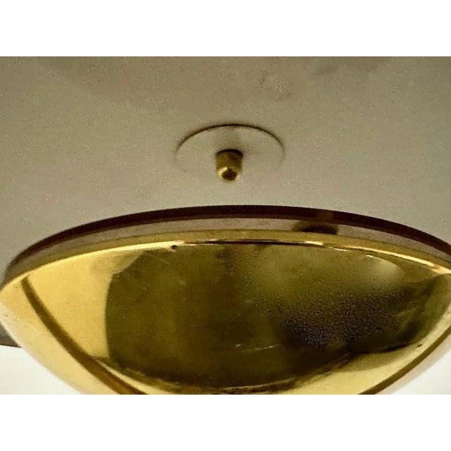 Mid-Century Modern Brass Pendant Lamp from Hillebrand, 1970s For Sale - Image 3 of 8