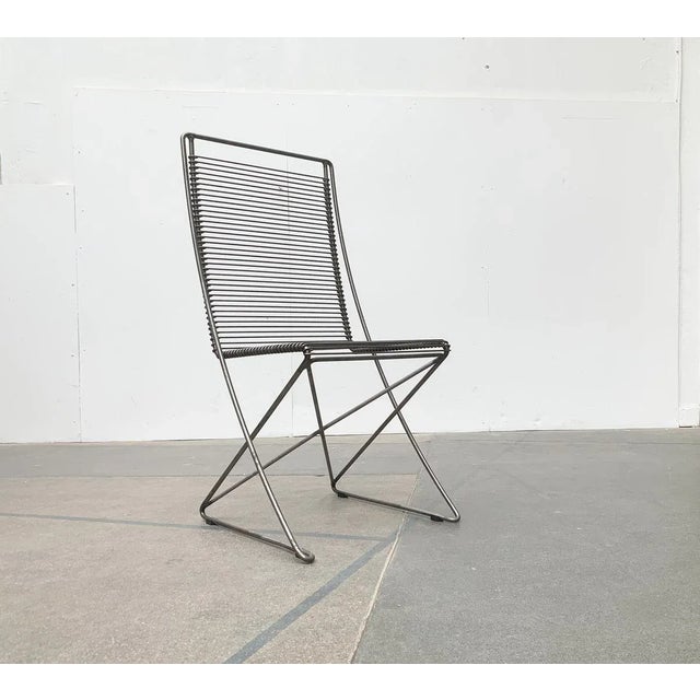 Vintage German Kreuzschwinger Lounge Chair by Till Behrens for Meyer Stahlmöbel, 1980s For Sale - Image 14 of 18