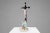 Black Holy Water Font in Porcelain with Crucifix from Vieux Andenne, Belgium, 20th Century For Sale - Image 8 of 11