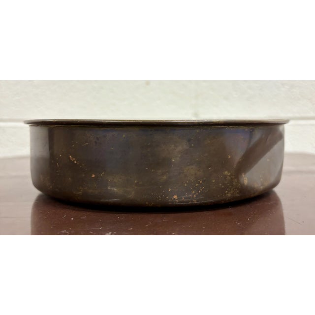 Vintage Solid Brass Bowl Catchall Dish For Sale In Kansas City - Image 6 of 7