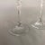 1990s 90's Clear Cut Crystal Wine Glasses S/2 For Sale - Image 5 of 7