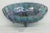 Indiana Carnival Glass Harvest Grape Blue Oval Center Fruit Bowl For Sale - Image 11 of 11
