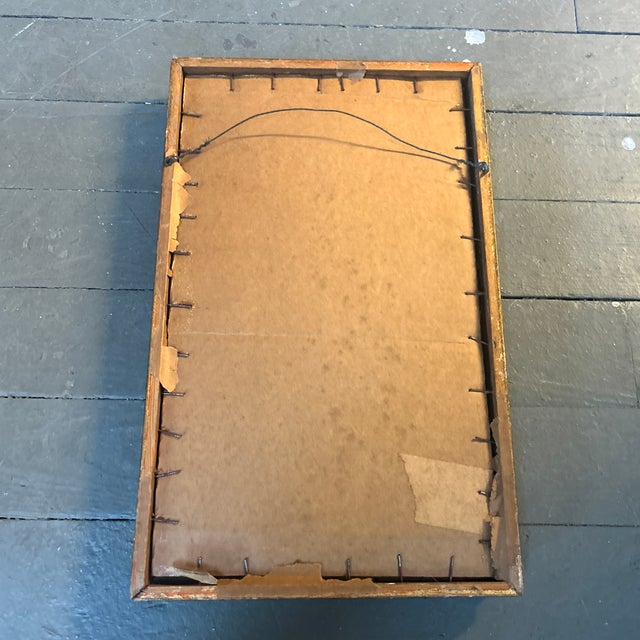 1950’s Original Folk Art Christ Watercolor / Ink Drawing For Sale In Philadelphia - Image 6 of 6