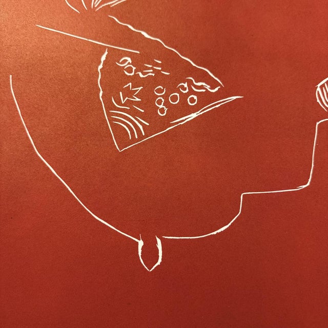 Claudio Granaroli, Composition, 1970s, Linocut For Sale - Image 4 of 9