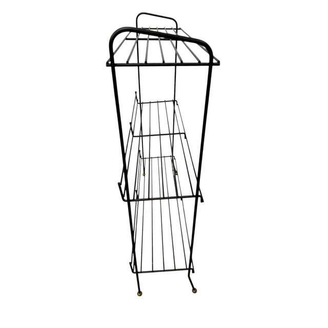 Mid-Century Modern Atomic 3-Tier Plant Stand For Sale - Image 4 of 5
