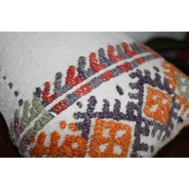 Turkish Kilim Decorative Pillow Cover - 16”x16" & 10.5"x20" For Sale - Image 11 of 13