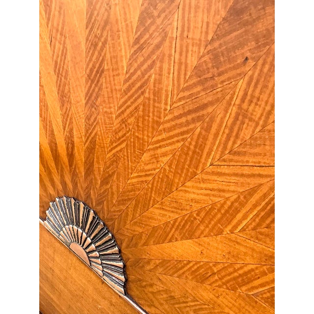 Vintage Regency French Deco Carved Swan Full Bed For Sale - Image 10 of 14