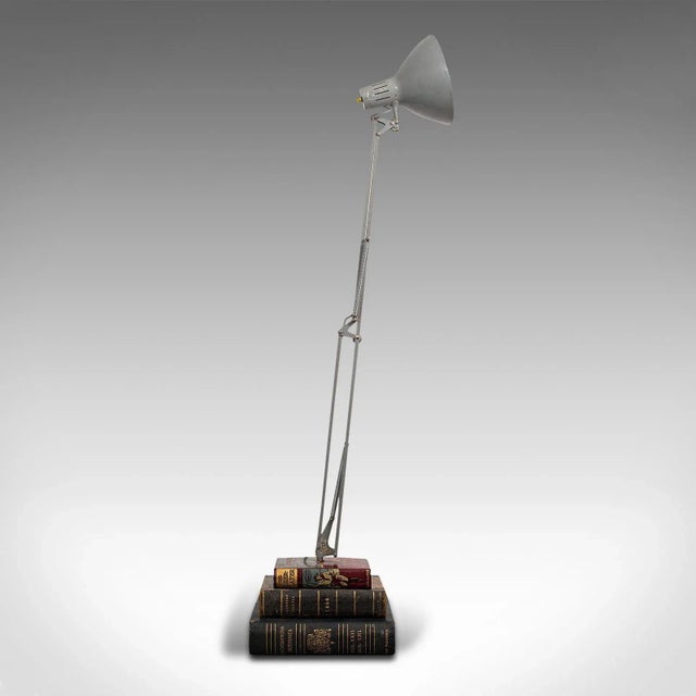 Metal Vintage 1960s Anglepoise English Architect's Light Bibliophile Desk Lamp For Sale - Image 7 of 13