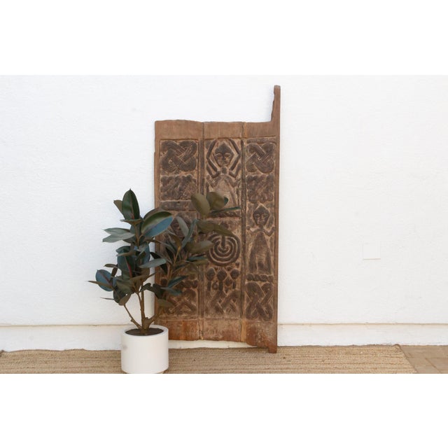 Beautifully Carved Igbo Cosmogram Door For Sale In Los Angeles - Image 6 of 6