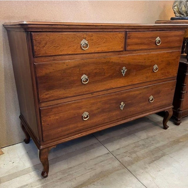 Directoire Chest of Drawers in Walnut, 1890s For Sale - Image 11 of 14