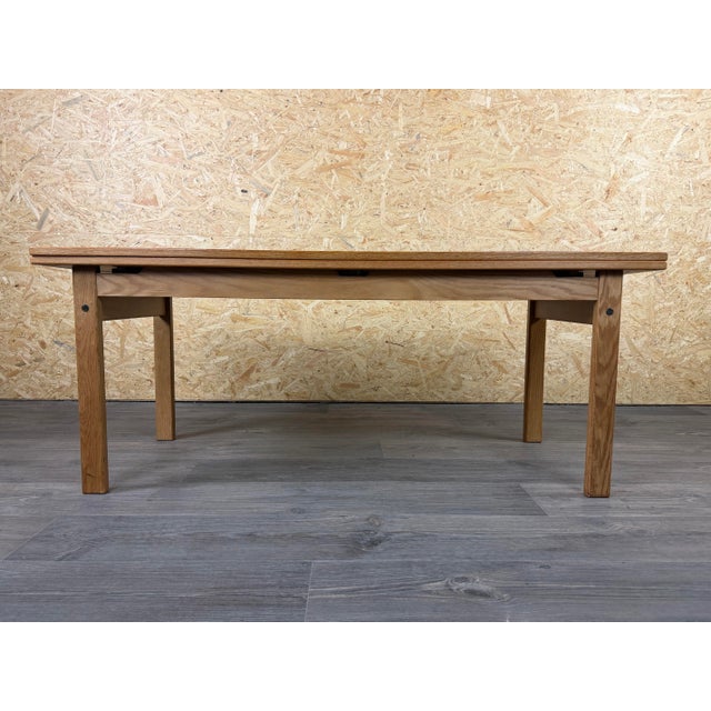 Vintage Danish Adjustable Dining Table in Oak, 1960s For Sale - Image 3 of 18