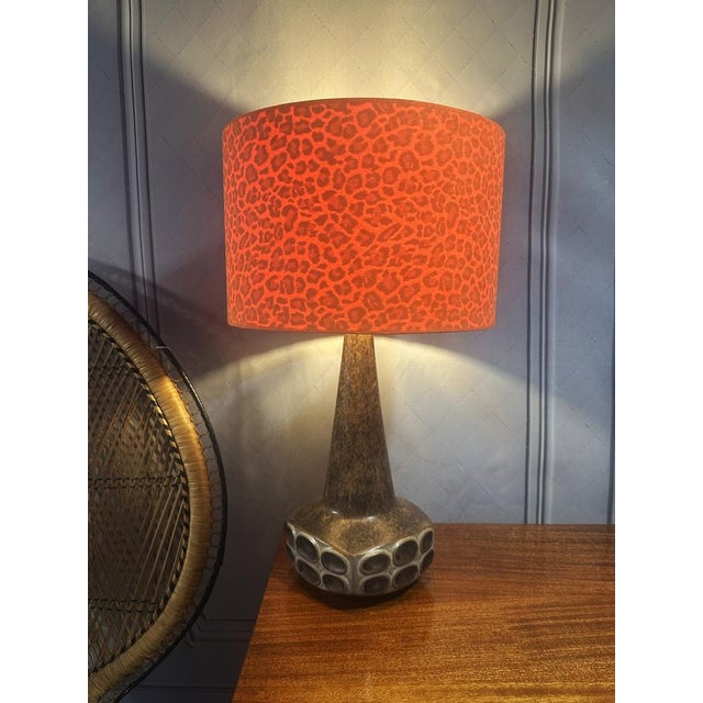 Vintage Danish Ceramic Table Lamp by Marianne Stark for Michael Andersen, 1960 For Sale - Image 11 of 12