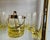 Highball Glasses and Ice Bucket Cocktail Set in Mouth-Blown, Yellow Crystal Glass, 1970s, Set of 7 For Sale - Image 4 of 6